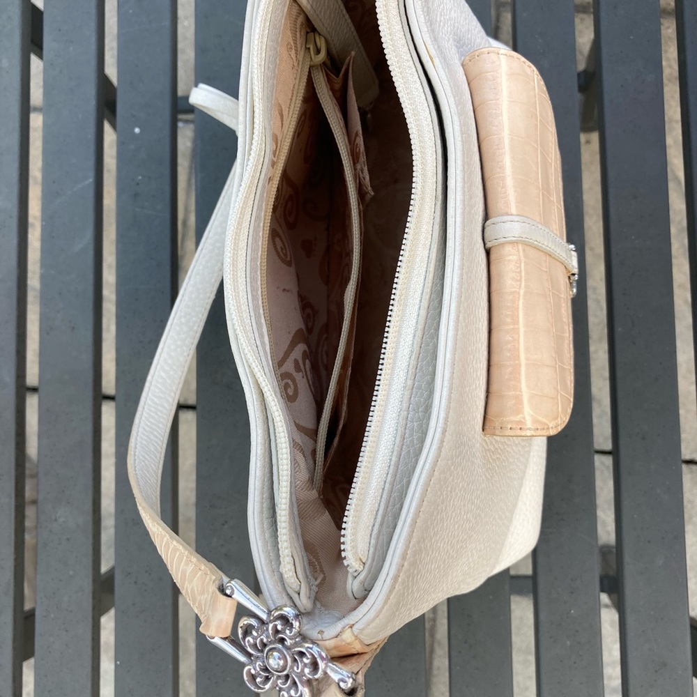 Brighton bag, ecru and sand. Like new. - Picture 10 of 10